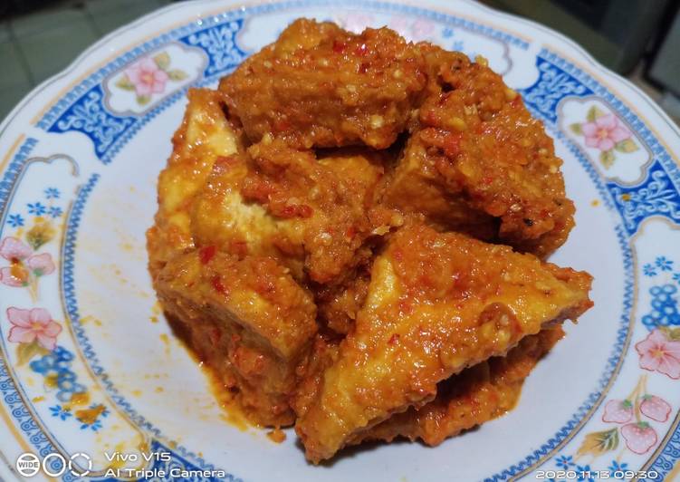 Resep Tahu balado Anti Gagal