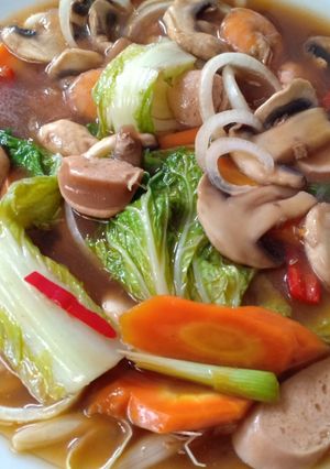 Foto resep Jamur Champignon kuah sapo