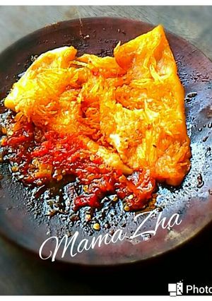 Foto resep Mandai (Kulit Cempedak) Penyet