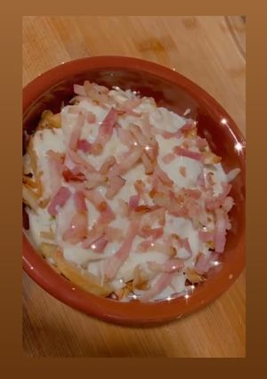 Una foto de Patatas Foster’s Hollywood. Bacon & Cheese Fries