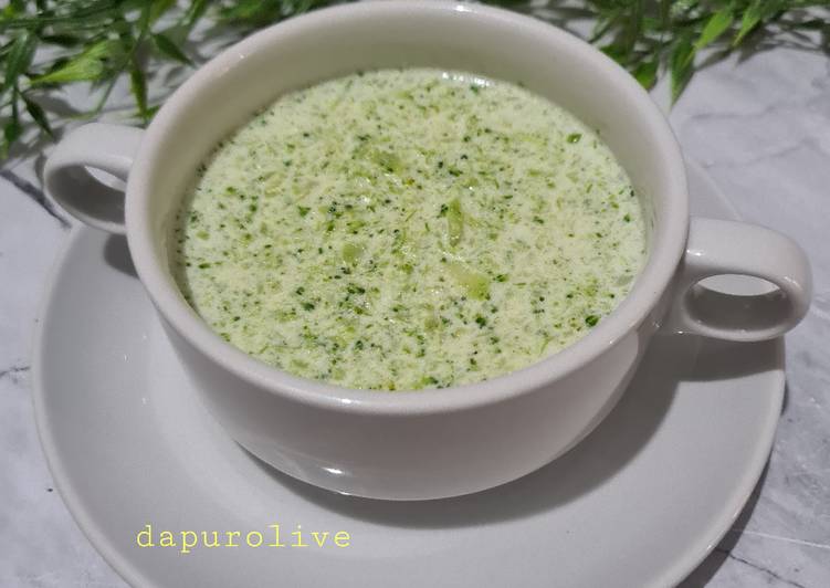 Recipe: Delicious Broccoli 🥦 cream soup