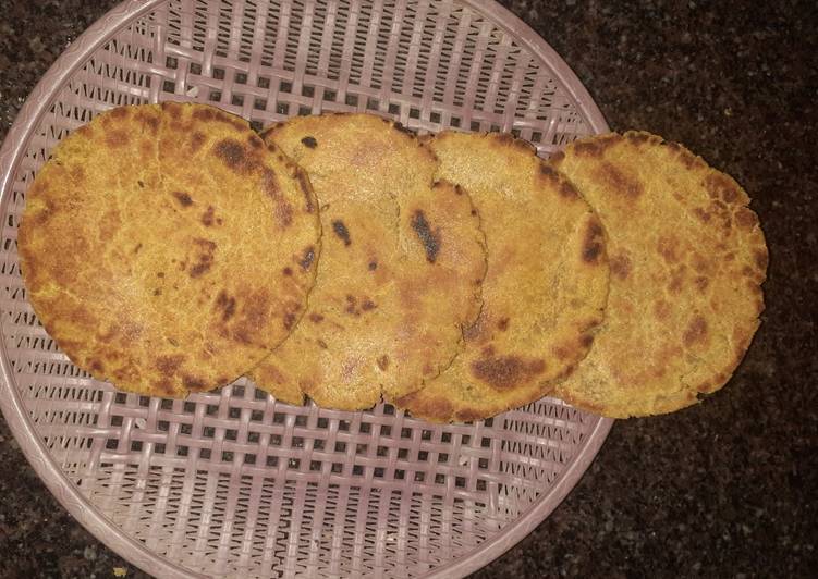 Steps to Prepare Super Quick Homemade Masala Bhakhri
