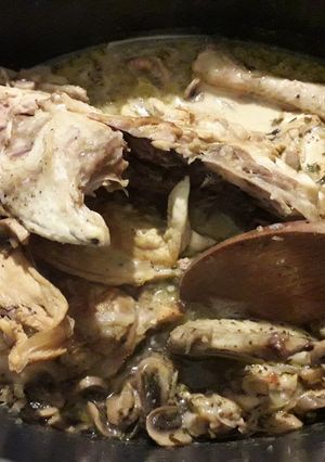 Une photo de Poulet sauté normand
