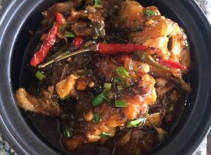 Hình của món Cá rô kho.