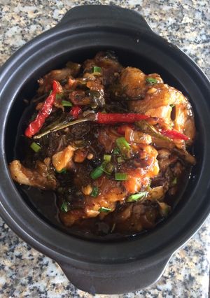 Hình của món Cá rô kho.