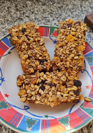 Una foto de Barritas energéticas de Granola..... Sin azúcar extra!