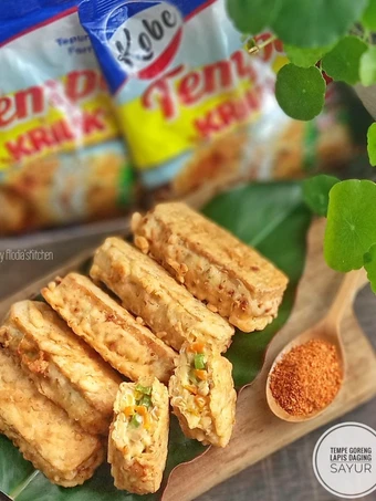 Langkah Mudah untuk Membuat Resep Tempe Goreng Lapis Daging Sayur yang Lezat Anti Ribet, Mantap Sekali
