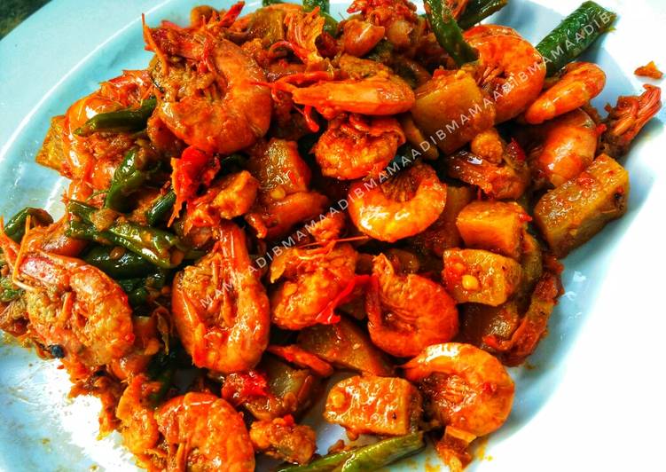 Sambal udang kentang