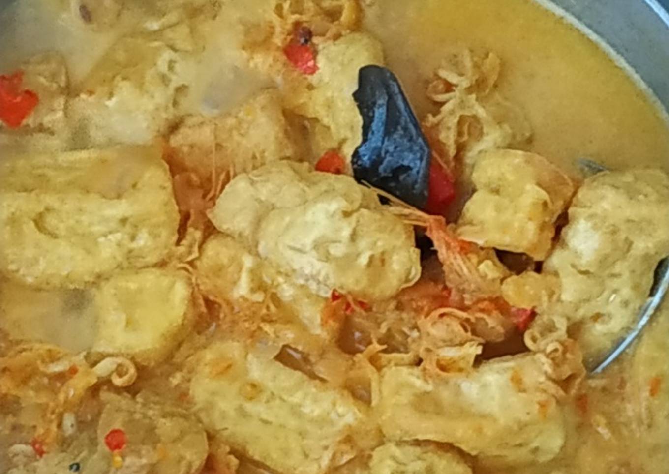 Tahu tempe santan