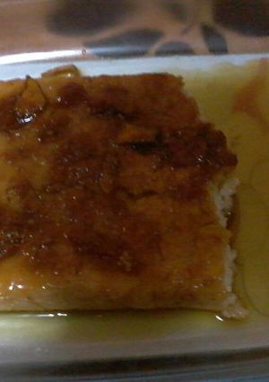 Una foto de Flan de arroz con leche