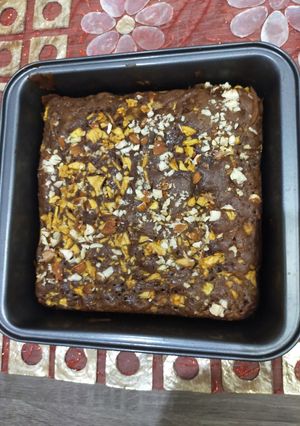 Foto resep Banana cake coklat, apel  dan kacang almond