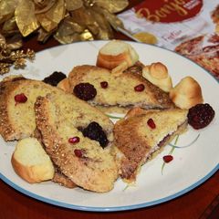 A picture of Stuffed Egg Nog French Toast.