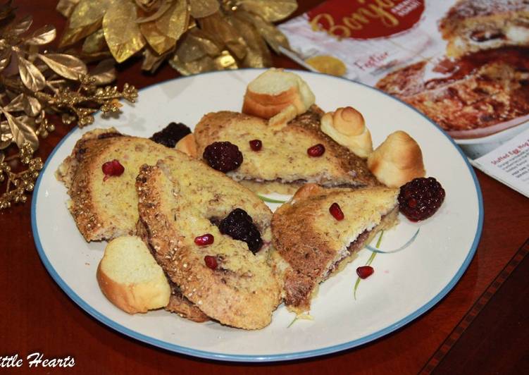 Easiest Way to Make Super Quick Homemade Stuffed Egg Nog French Toast