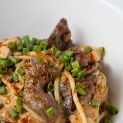 A picture of Beef Stroganoff Pasta.