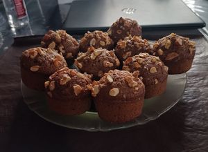 Una foto de Muffins integrales de café ☕APTO VEGANO✨