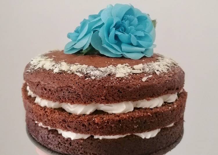Naked cake al cioccolato super facile