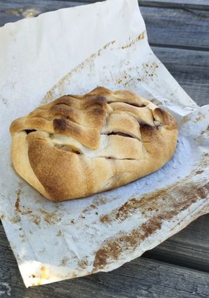 Une photo de Chausson sablé à la nectarine