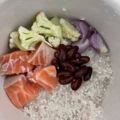 รูปของ MPASI 6M+ SALMON KACANG MERAH