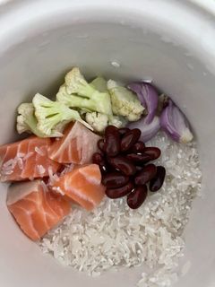 Foto resep MPASI 6M+ SALMON KACANG MERAH