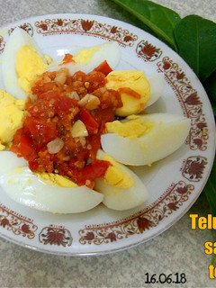 Foto resep TELUR REBUS sambal terasi