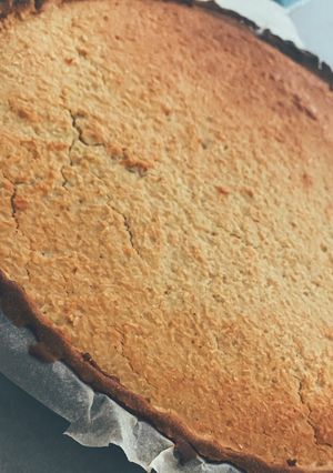 Une photo de Tarte gratinée à la noix de coco