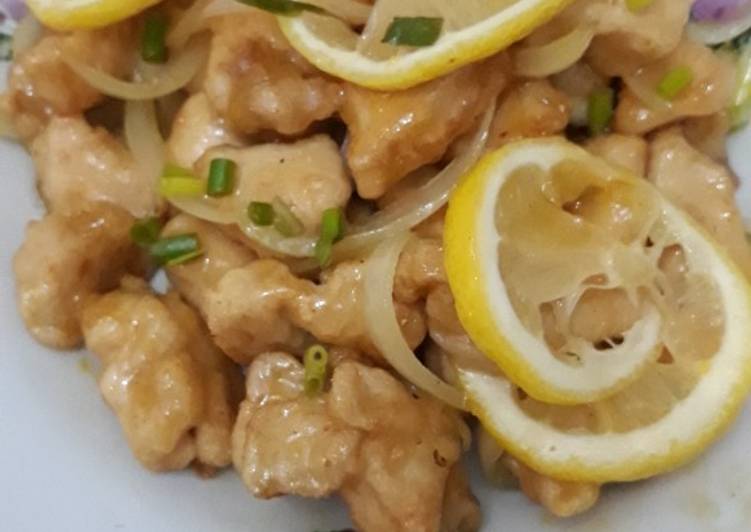 Bumbu Menyiapkan Ayam saus Lemon 🍋 Anti Gagal