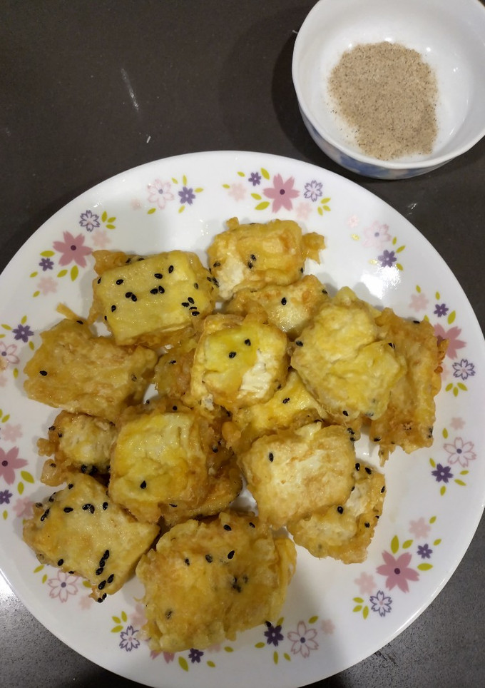 椒鹽豆腐（簡單料理）（月底省錢料理） 的食譜成品照片