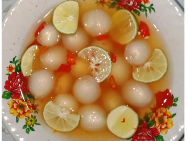 Recipe Asinan rambutan the Delicious Can spoil the tongue