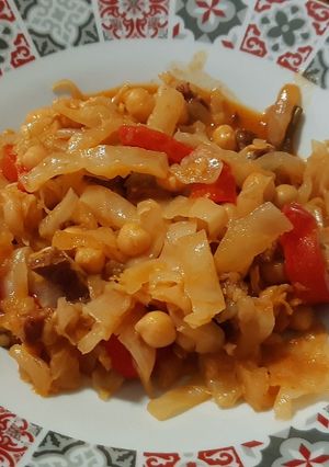 Una foto de Garbanzos con verduras (otra versión)
