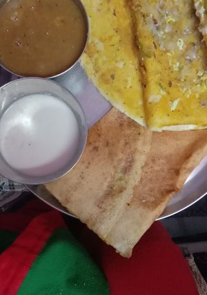A picture of Masala dosa.