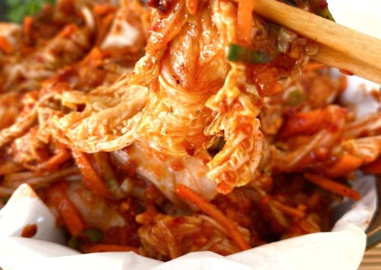 Kimchi simple bahan lokal, enak dan tahan lama