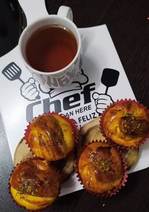 عکسی از دستور نان زعفرانی کره ای