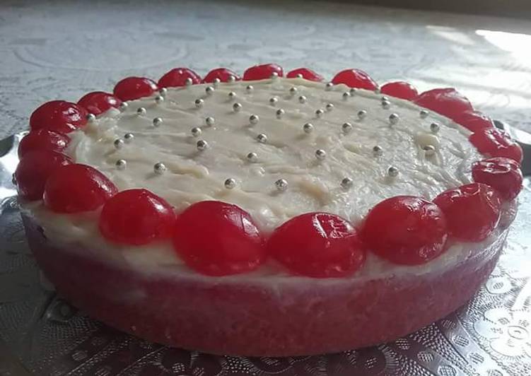 Rawa malai cake