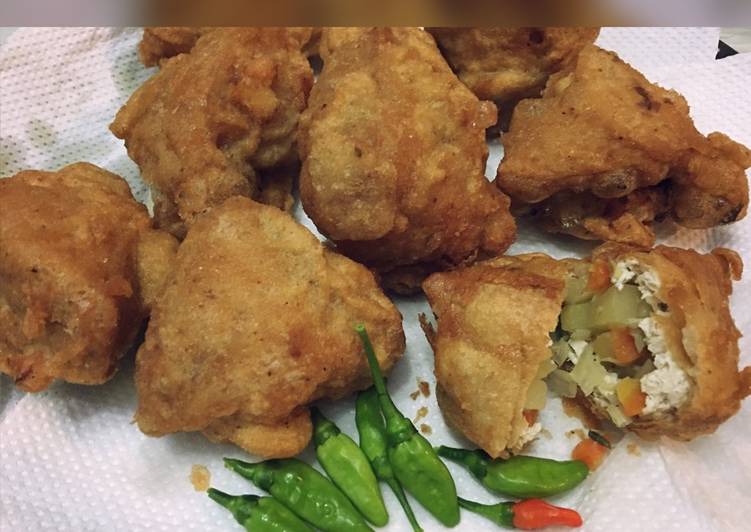 Cara Membuat Tahu isi goreng Anti Gagal