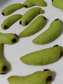 Foto resep Butter cookies caterpillar