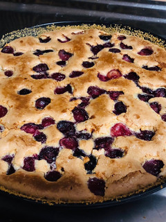 Una foto de Tarta de cerezas