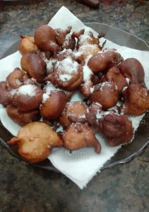 Una foto de Buñuelos de banana