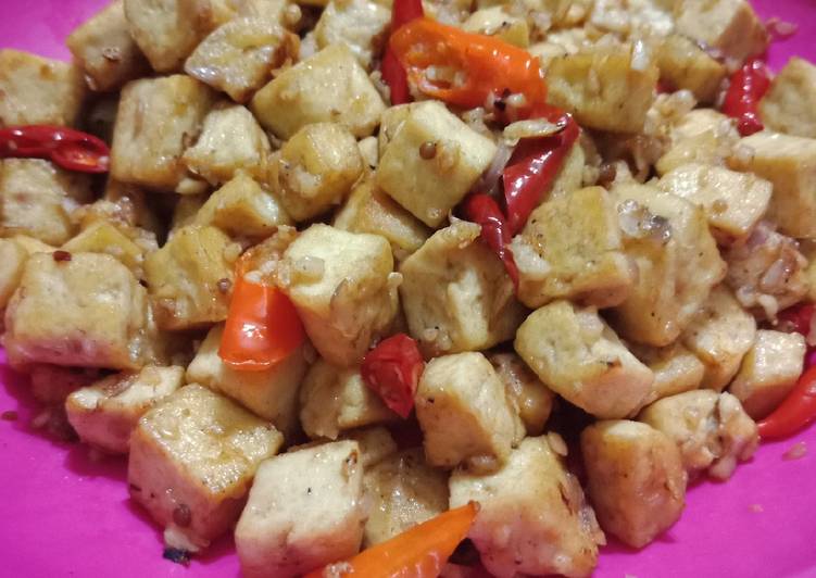 Resep Tahu goreng cabe garam yang Sempurna