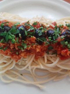 Una foto de Spaghetti alla Puttanesca