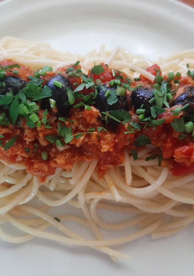 Una foto de Spaghetti alla Puttanesca