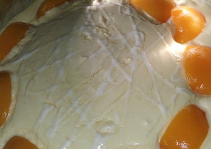 Postre de duraznos en almíbar!!🍑🍑 Receta de Lo Más Rico Y Dulce De ver