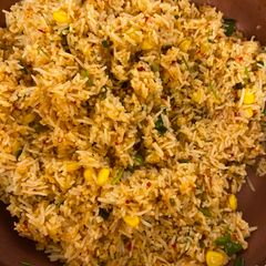 A picture of Lemon cilantro rice.