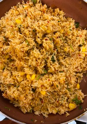 A picture of Lemon cilantro rice.