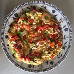 Egg fritataa A picture of Egg fritataa.