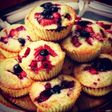 Muffin de frutos rojos