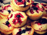Muffin de frutos rojos