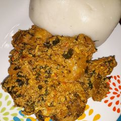 A picture of Egusi soup.