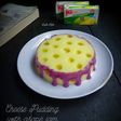 Cheese Pudding with grape jam