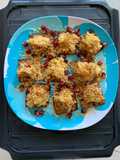 Leftover chapati papdi chat