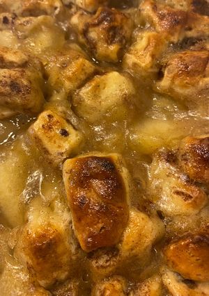 A picture of 2-Ingredient Cinnamon Apple Cobbler.